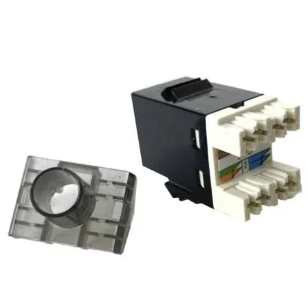 Phasak Conector Keystone RJ45 Hembra Cat. 6 UTP SD 3018 Negro